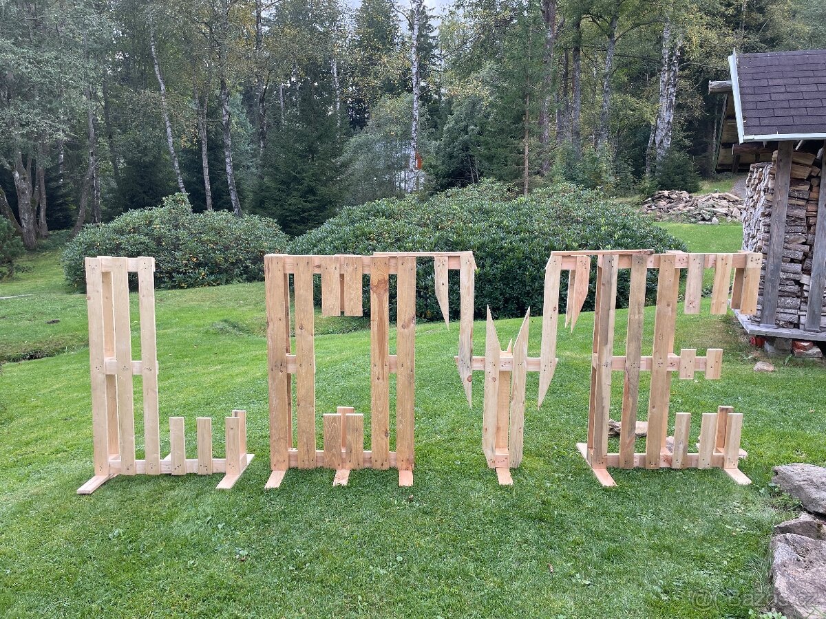 Nápis svatební, dekorace, oslava, palety, párty, LOVE - 2