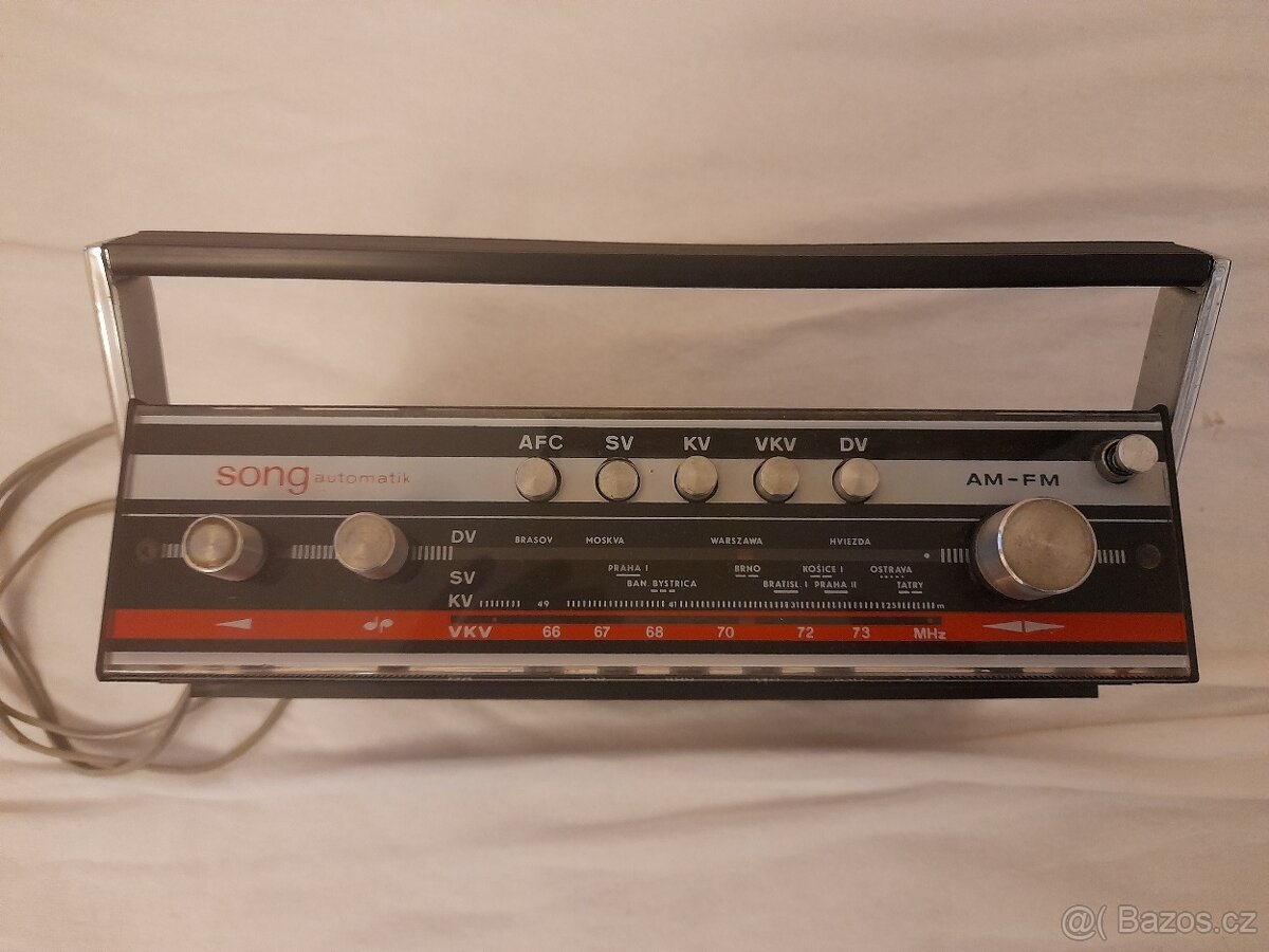 Tranzistorové rádio Tesla Song Automatic - 2