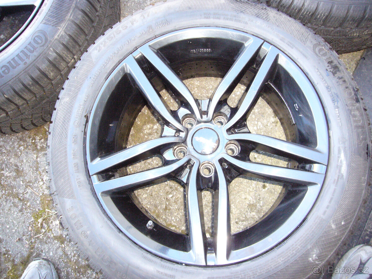 ZIMNÍ ALU KOLA AUDI-VW-MERCEDES-ŠKODA-SEAT 17" 5x112 7,5" - 2