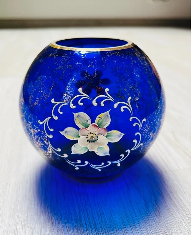 Ručně zlacená miska Bohemia - 2