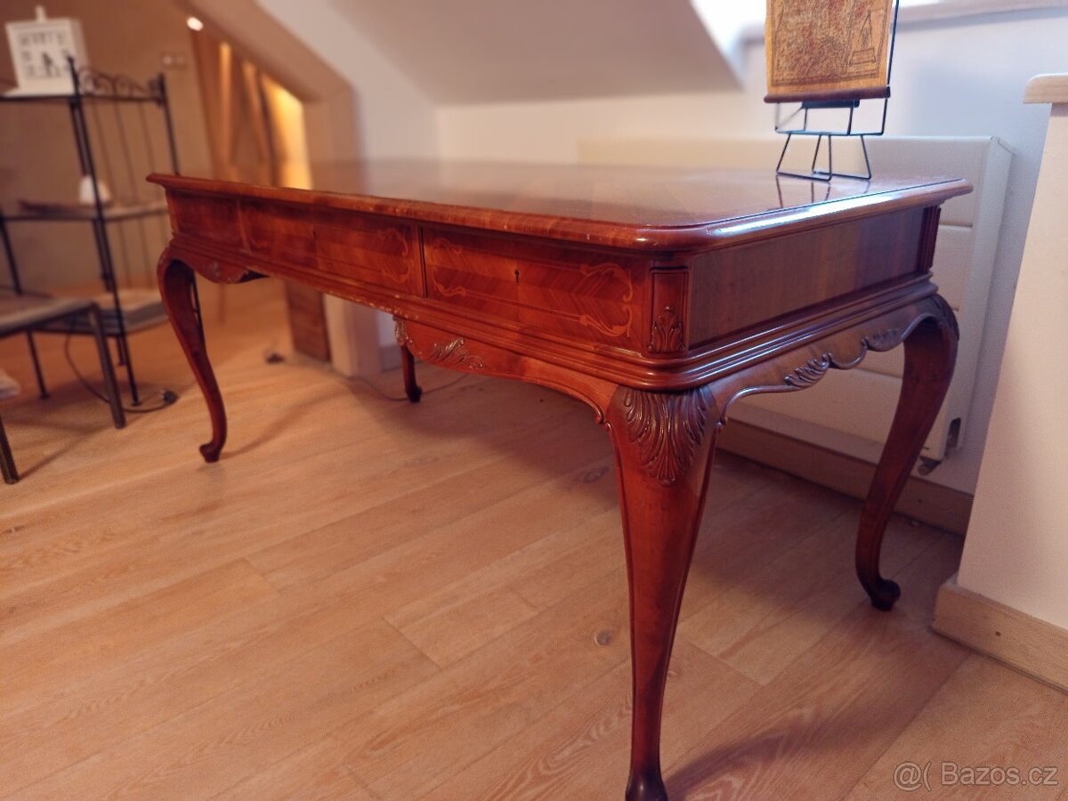 Starožitný psací stůl 160cm Chippendale - 2