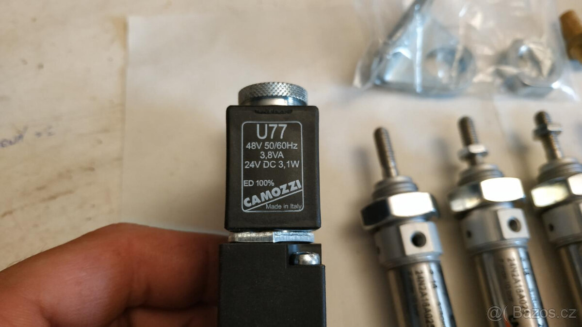 pneumatický ventily cívky, pístnice, válce CAMOZZI - 2