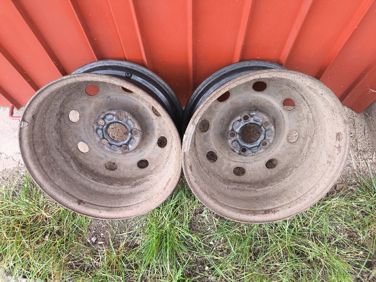 2x plechový disk 5x108 15" Renault Espace III - 2