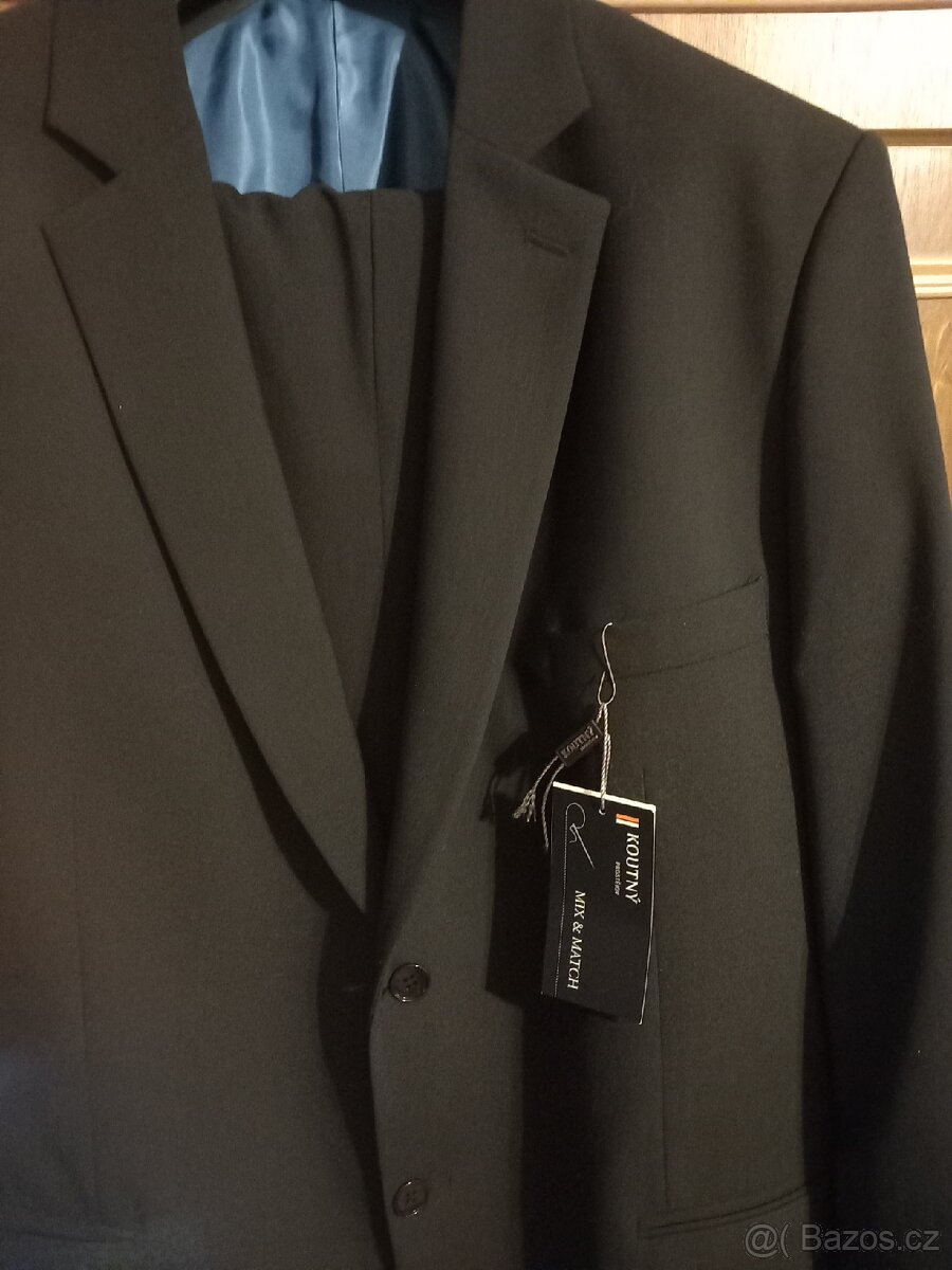 Nový pansky oblek Koutný vel.64 - 2