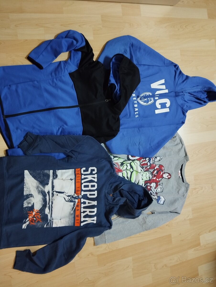 Trička, mikiny vel.158-164 - 2