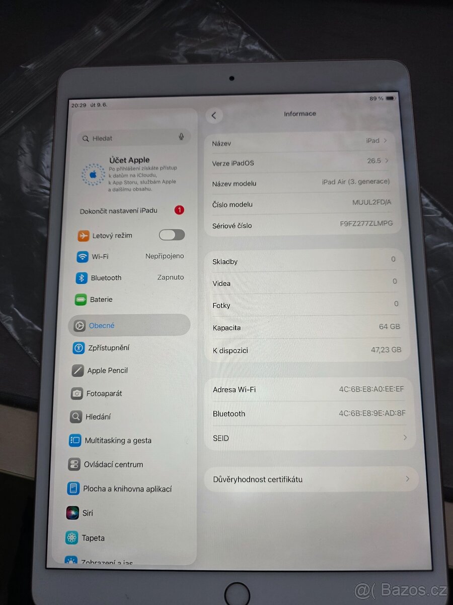 iPad Air 3. generace (64 GB) - 2