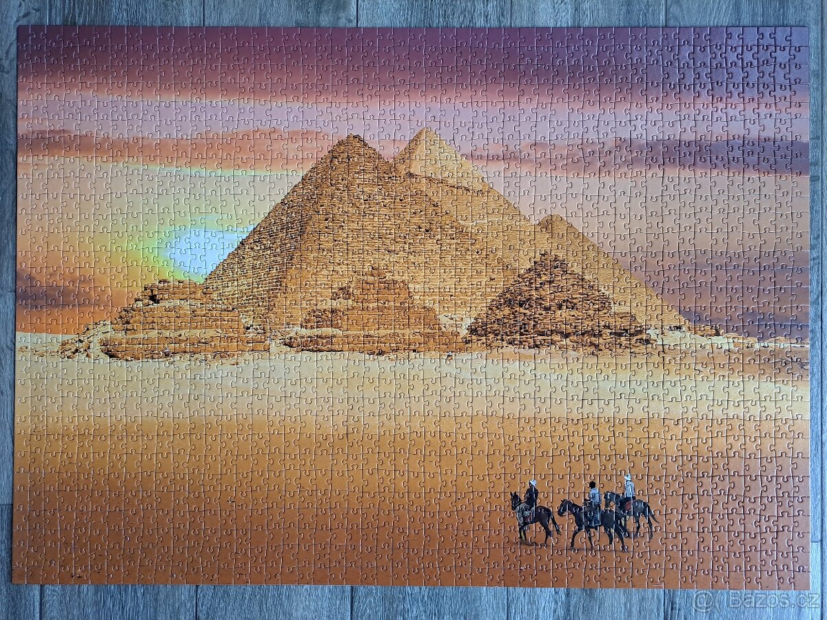 Puzzle 1500 Dino/Pyramidy - 2