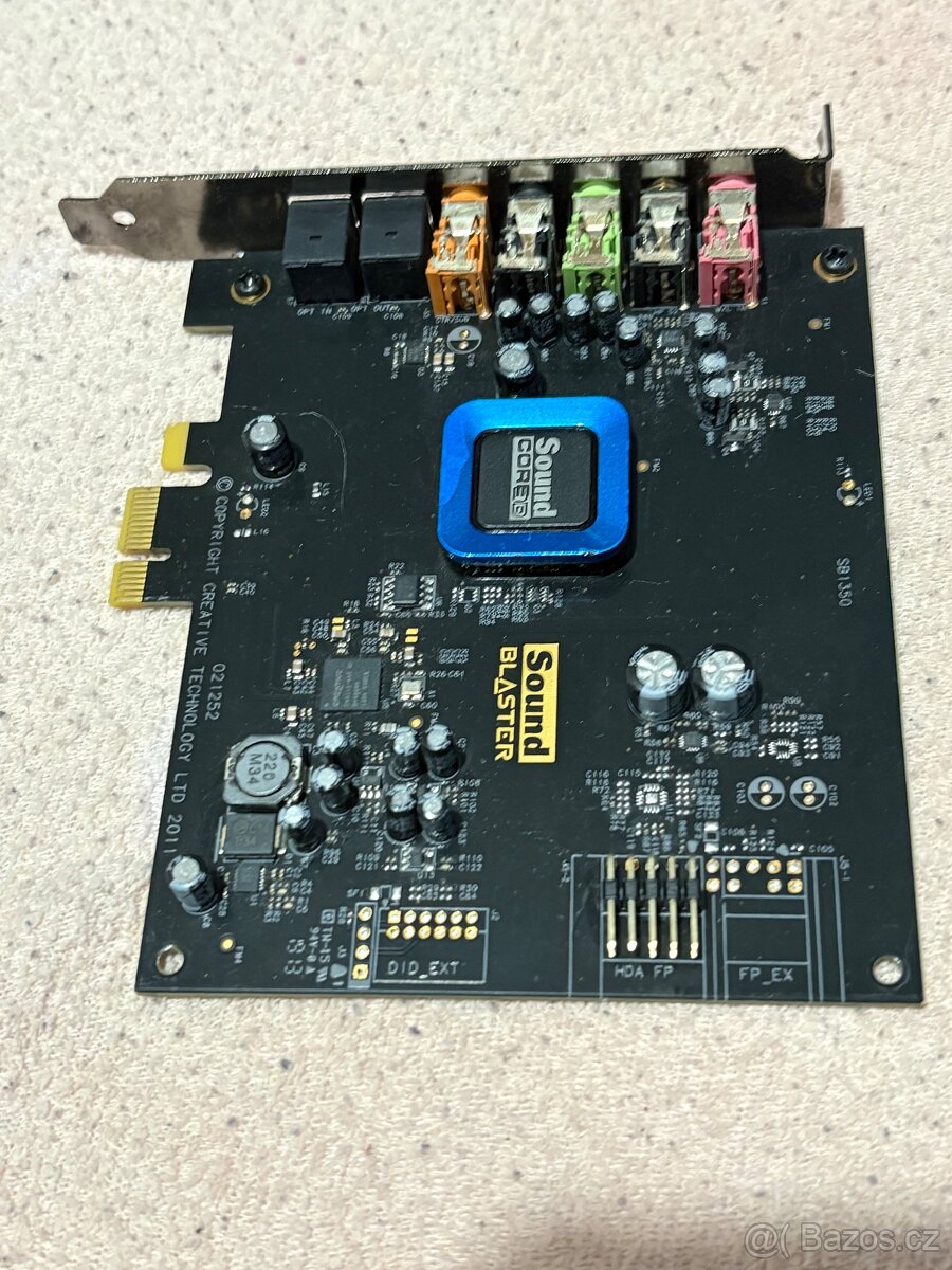 Soundblaster Soundcore 3D, paměti 4GB ddr3 - 2