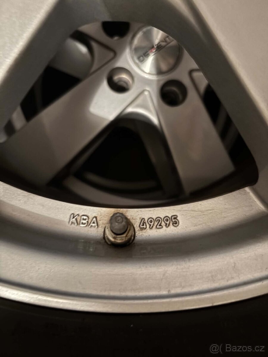Sada ALU kol DEZENT 17" – 5x114,3 - 2