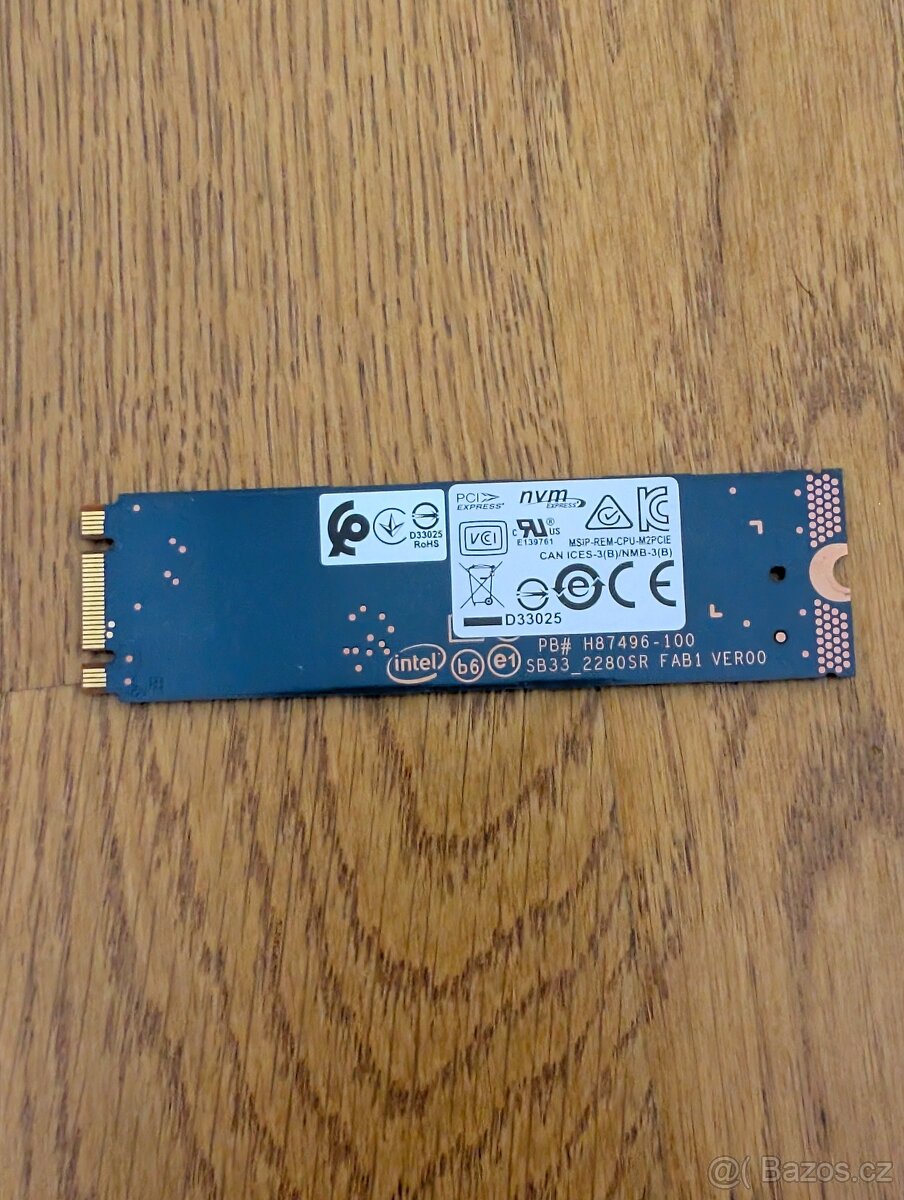 Intel Optane Memory 16GB M.2 NVMe (MEMPEK1W016GA) - 2