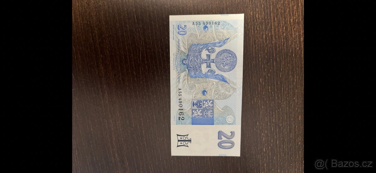 Bankovka ČR 20 Kč 1994 série A UNC - 2