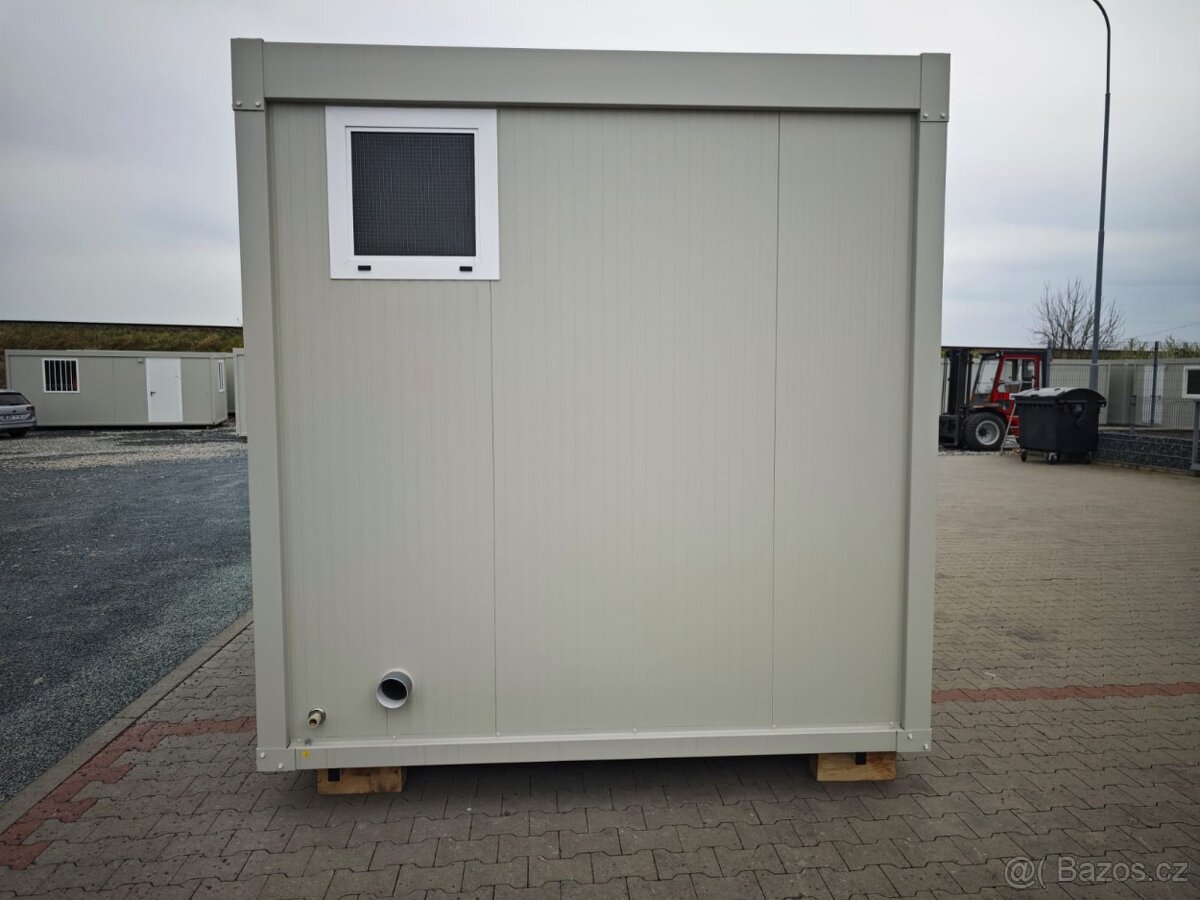 Stavební buňka 6,1 m – WC + umyvadlo - 2