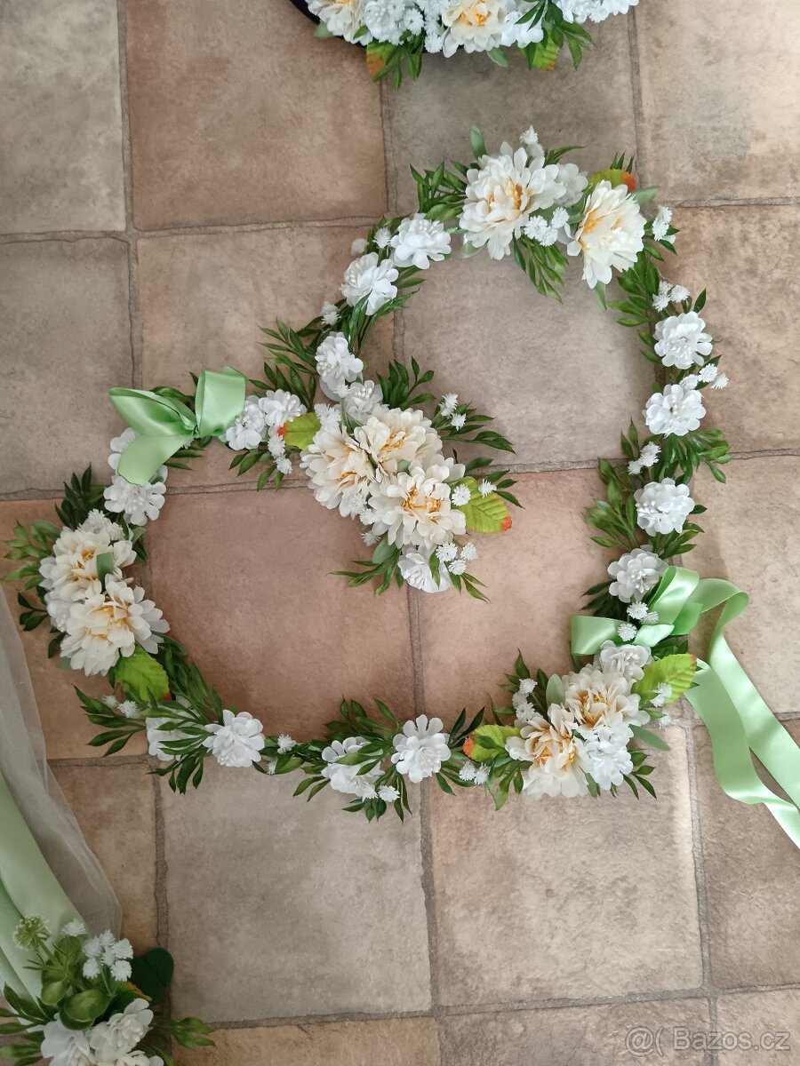 Svatební výzdoba na auto - 2