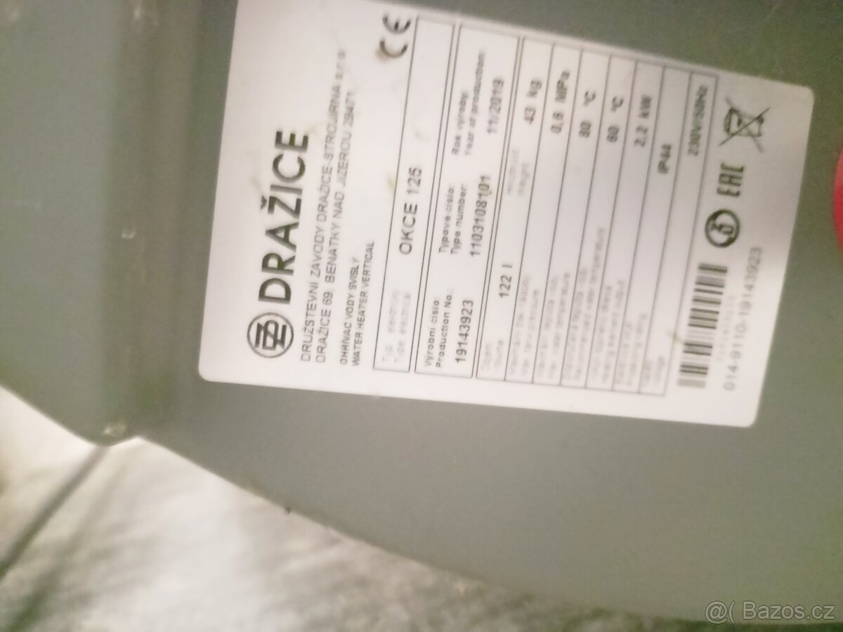 Bojler Dražice 120l - 2