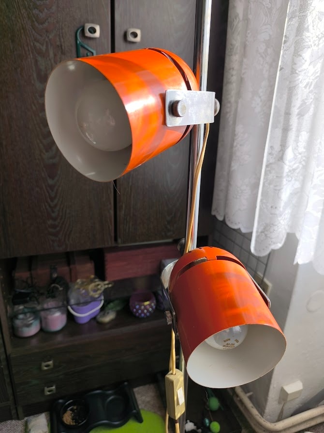 Retro Podlahová lampa Combi Lux-Lidokov, St.Indra - 2