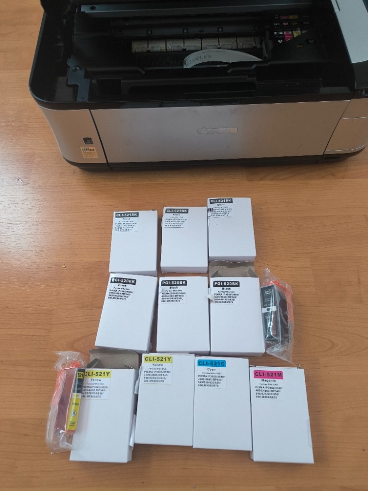 10 náplní (PGI 520 BK+CLI-521 BK/Y/C/M) - 2