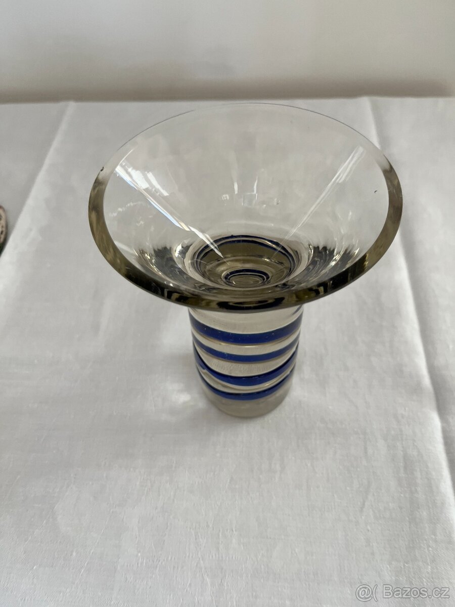 Svícen designový skleněný - 2