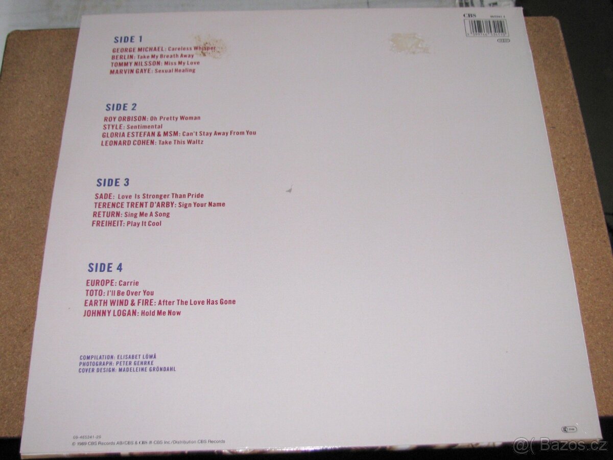 LP - LOVE SONGS - 2 LP - CBS RECORDS 1989 - 2