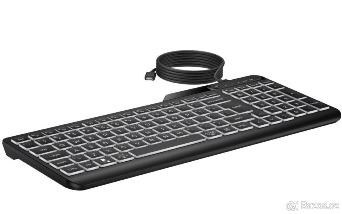 Podsvícená klávesnice HP 405 Wired Backlit - 2