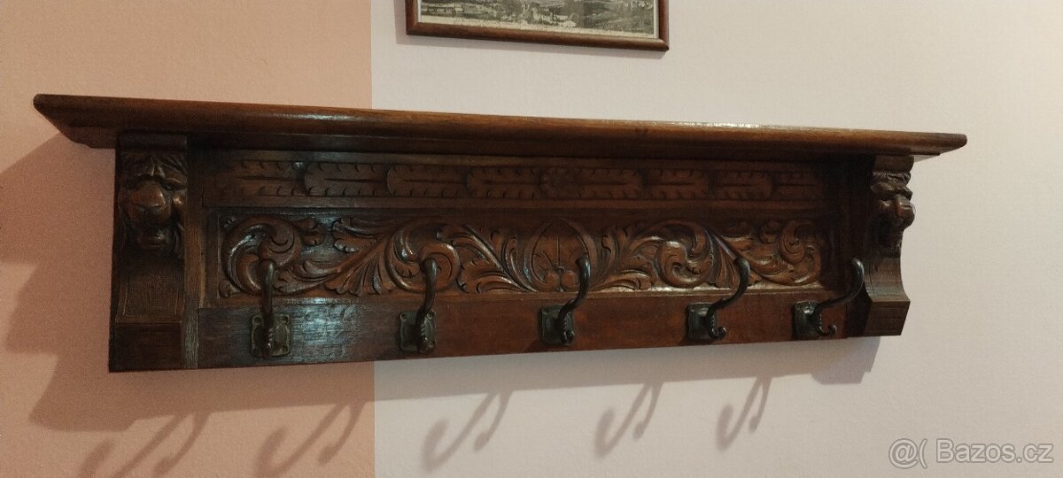 pěkný starožitný věšák - 2