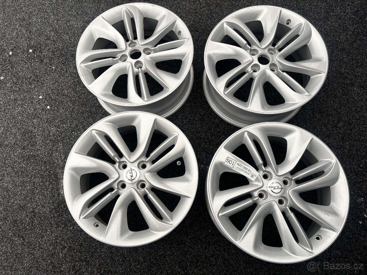 Orig. alu kola Opel 4x100 R17 - 2