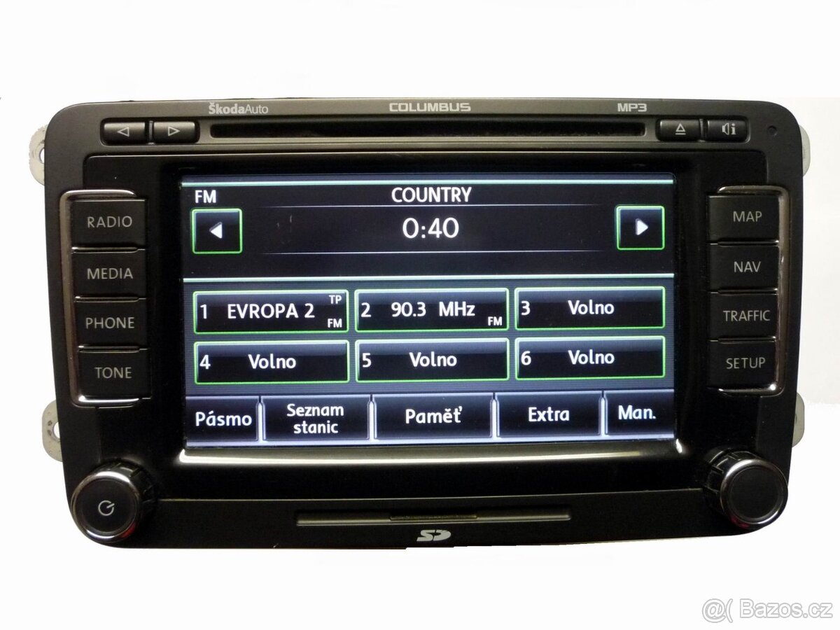 Autorádio Škoda Columbus s navigací - 2