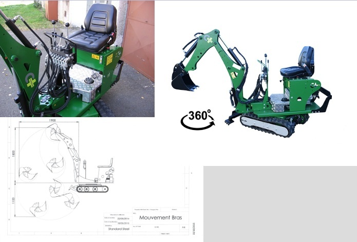 Prodám minibagr, MP T72 - 2
