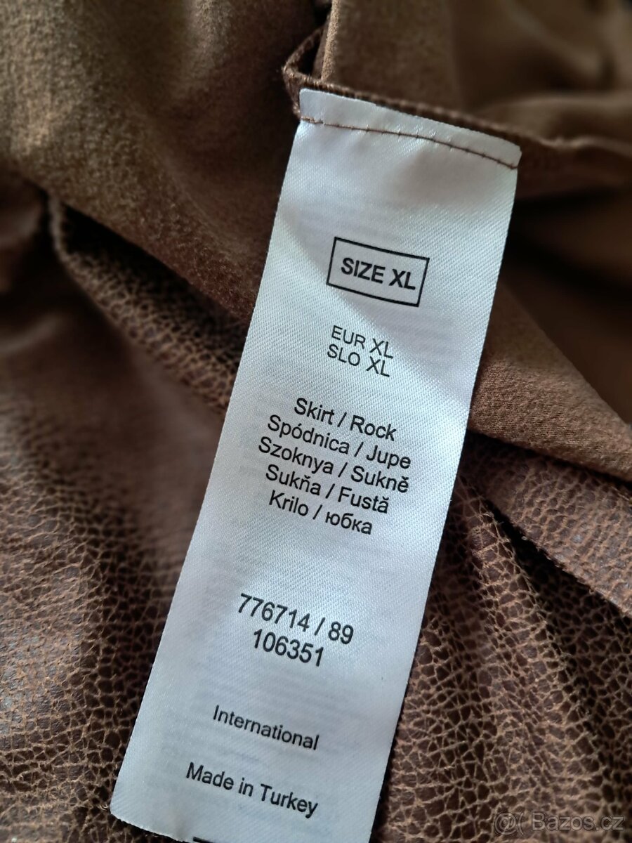 Sukně dámská hnědá - 2