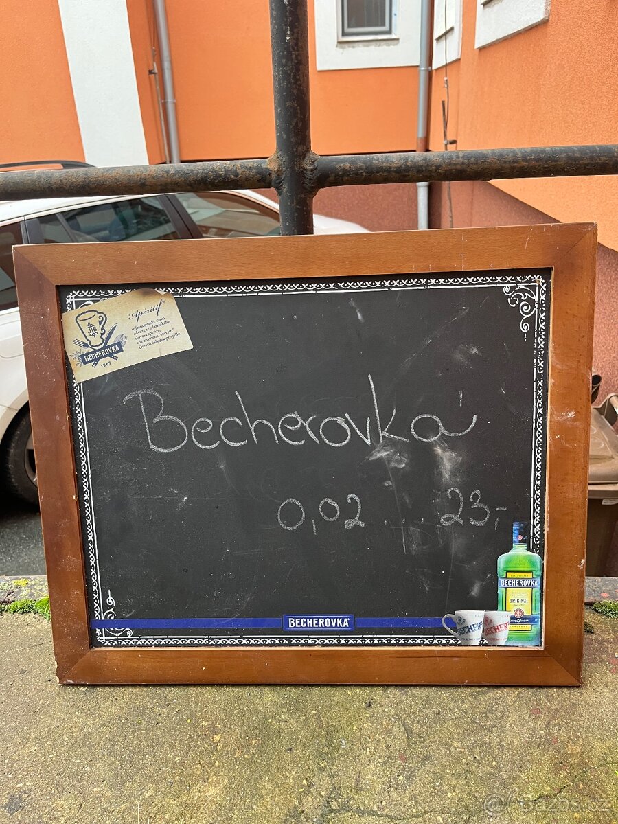 Tabule becherovka - 2