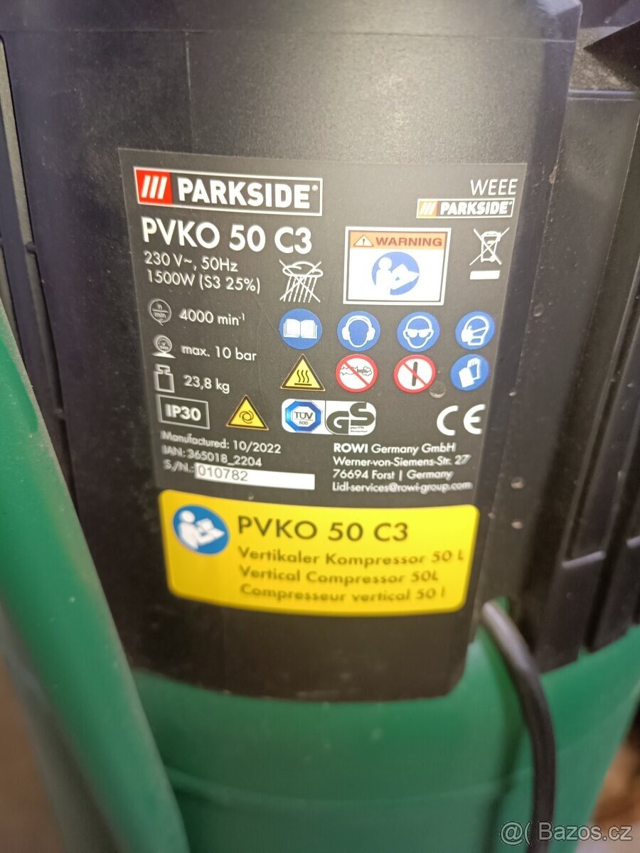 Parkside kompresor PVKO C3 - 2
