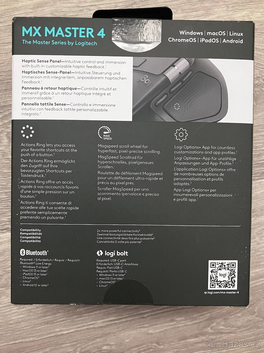 Logitech MX Master 4 – Graphite, nerozbalená - 2