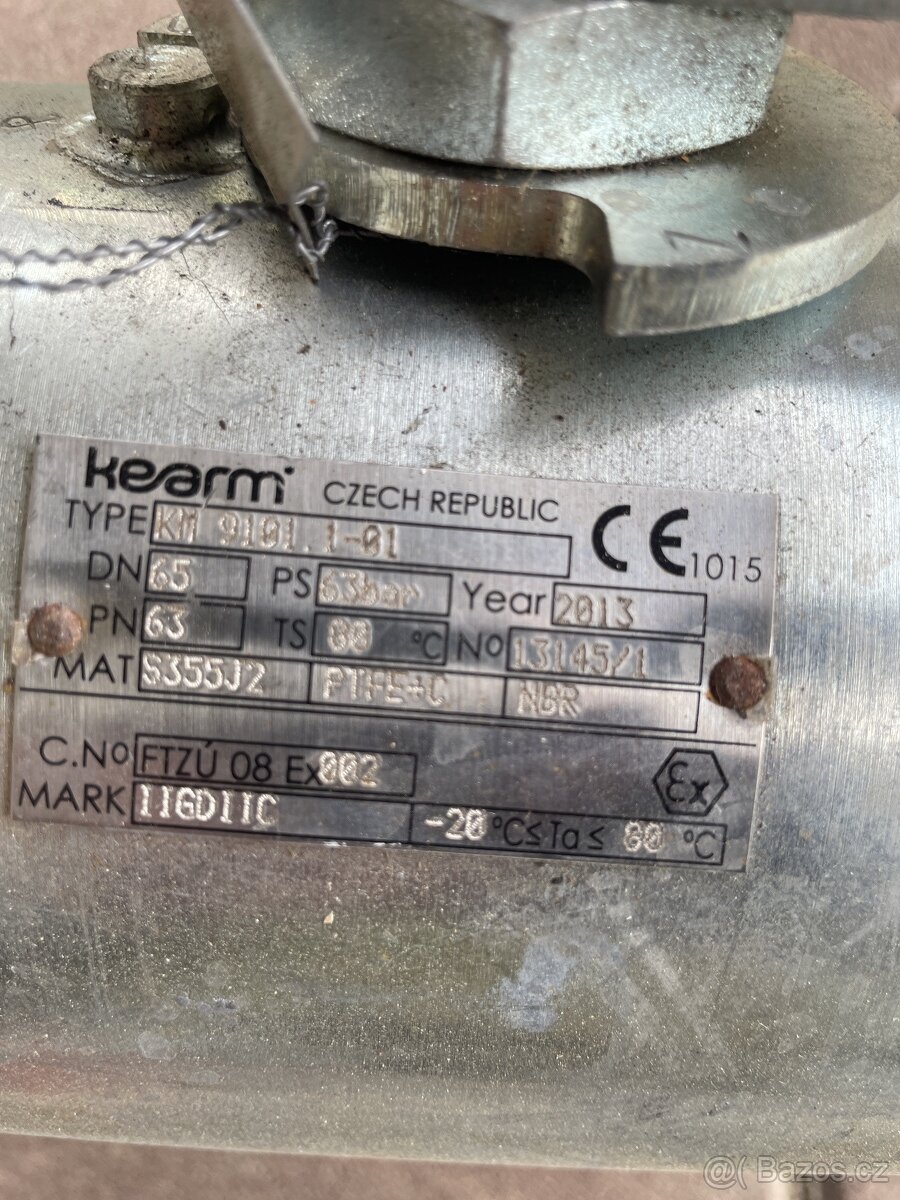 Kulový ventil pákový - 2