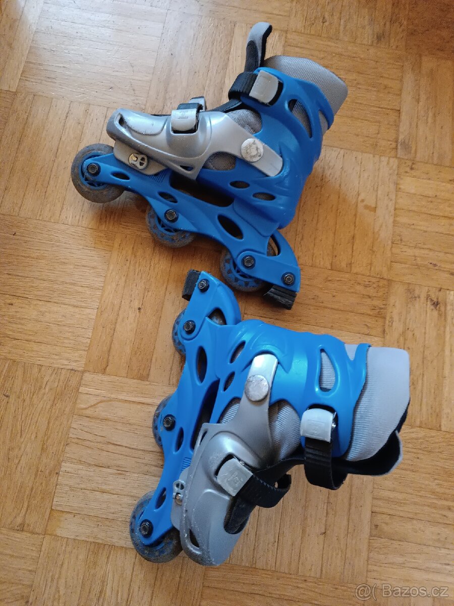 Dětské chlapecké kolečkové brusle rostoucí velikost 31-34 - 2