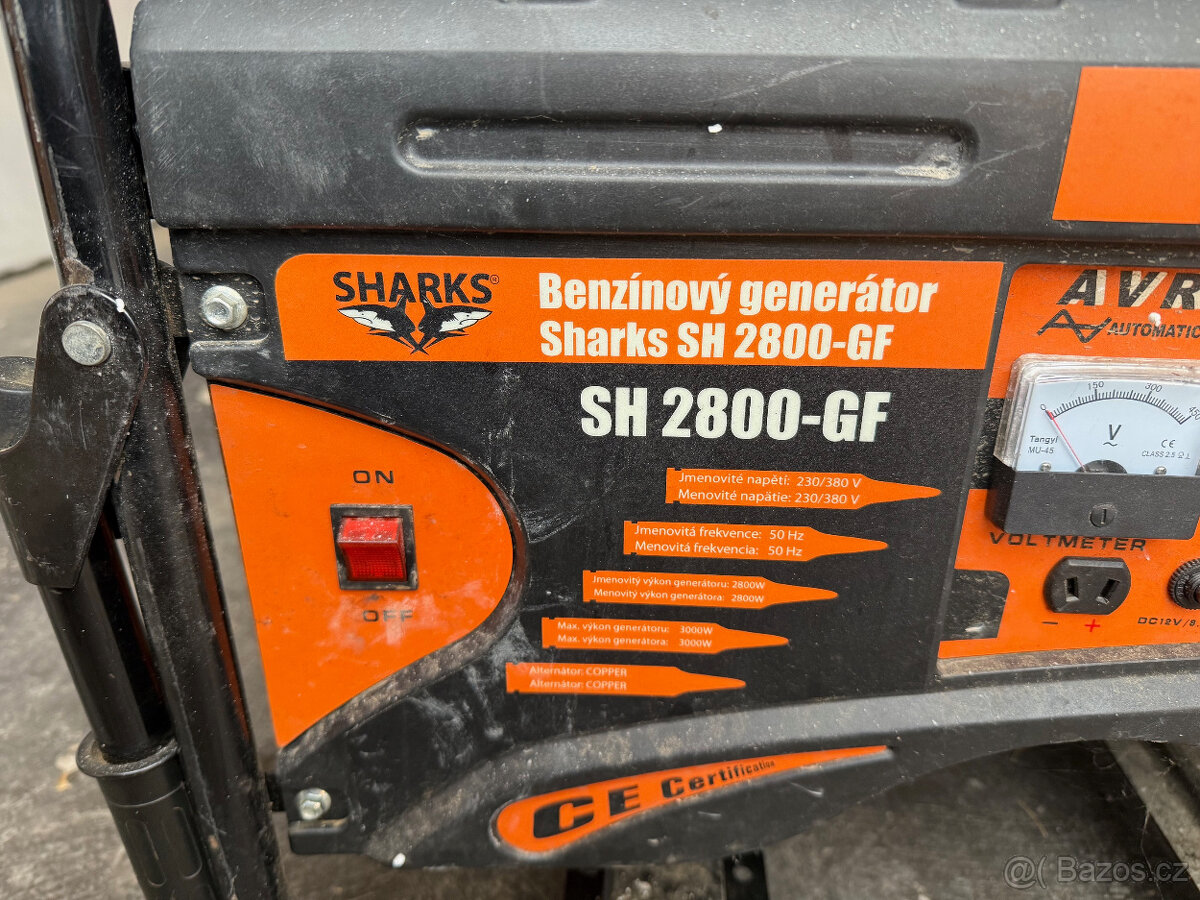 Elektrocentrála Sharks SH 2800-GF - 2