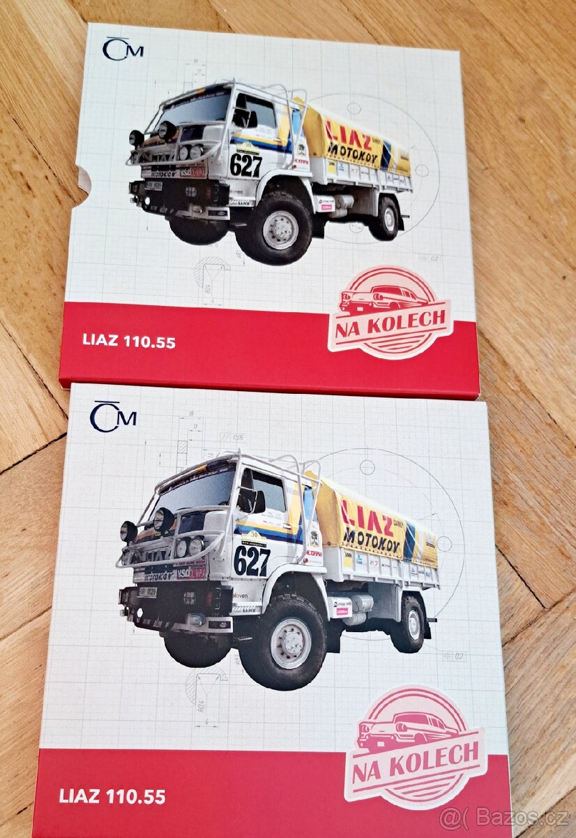 Stříbrná mince Na kolech Liaz 110.55 - 2