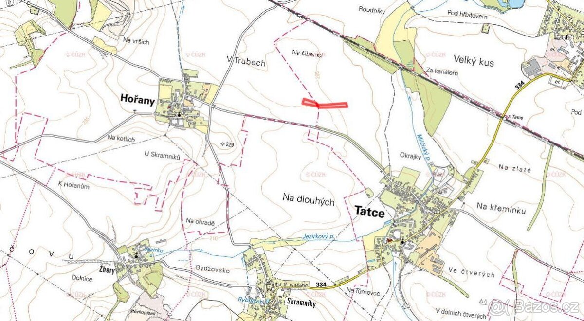 Zemědělská půda, prodej, Tatce, Kolín - 2