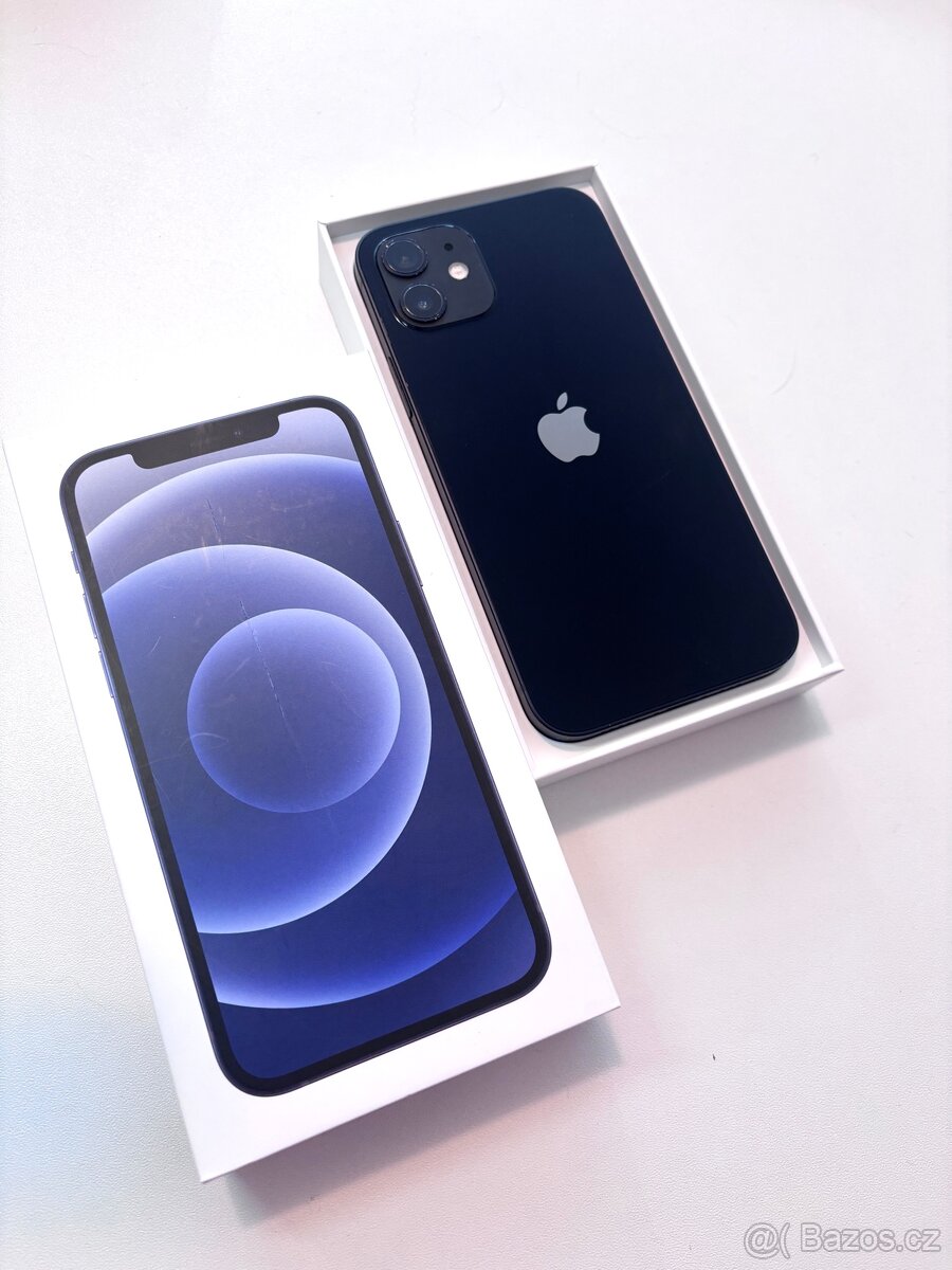iPhone 12 64gb černý, 88% baterie - 2