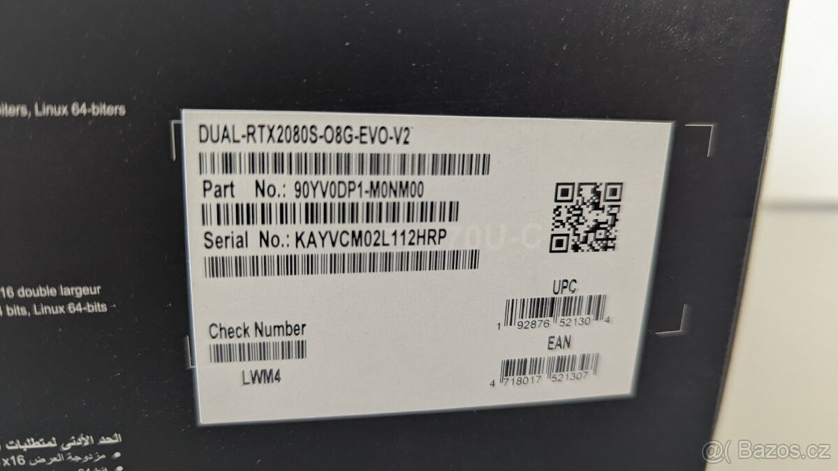 ASUS Dual OC 8GB GeForce RTX 2080 Super ## NOVÁ, ZÁRUKA 2R - 2