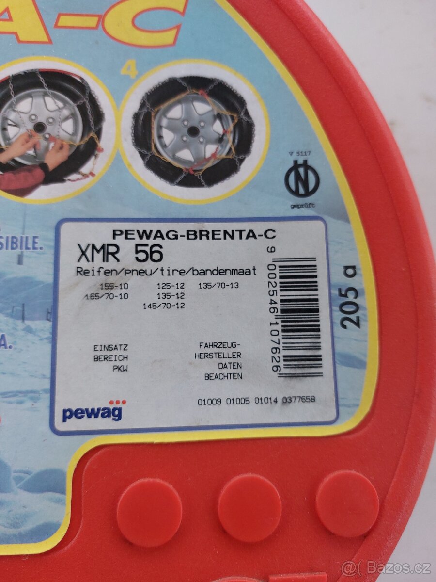 Sněhové řetězy PEWAG, KÖNIG,POLAR,české - 2