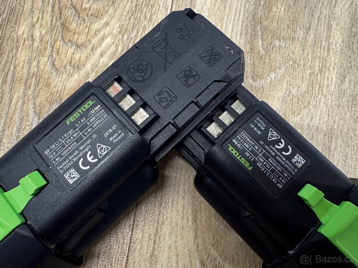 2x baterie Festool BP 18 Li 3,1 Ergo - 2