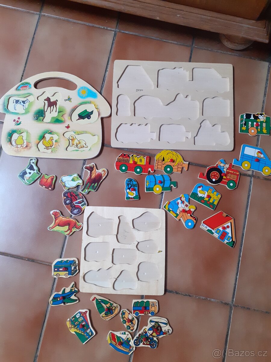 dřevěné puzzle - 2