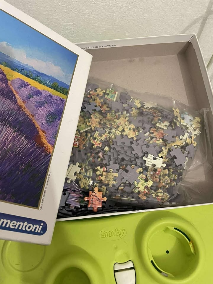 Puzzle Clementoni 500 dílků – levandule - 2