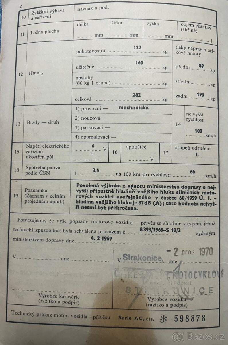 Noty ČZ 175 / 477 - 2
