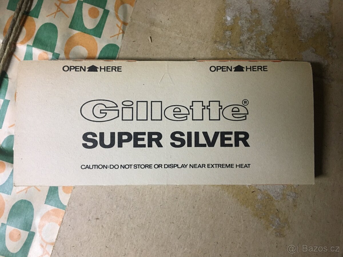 Staré žiletky Gillette Super Silver 600ks - 2