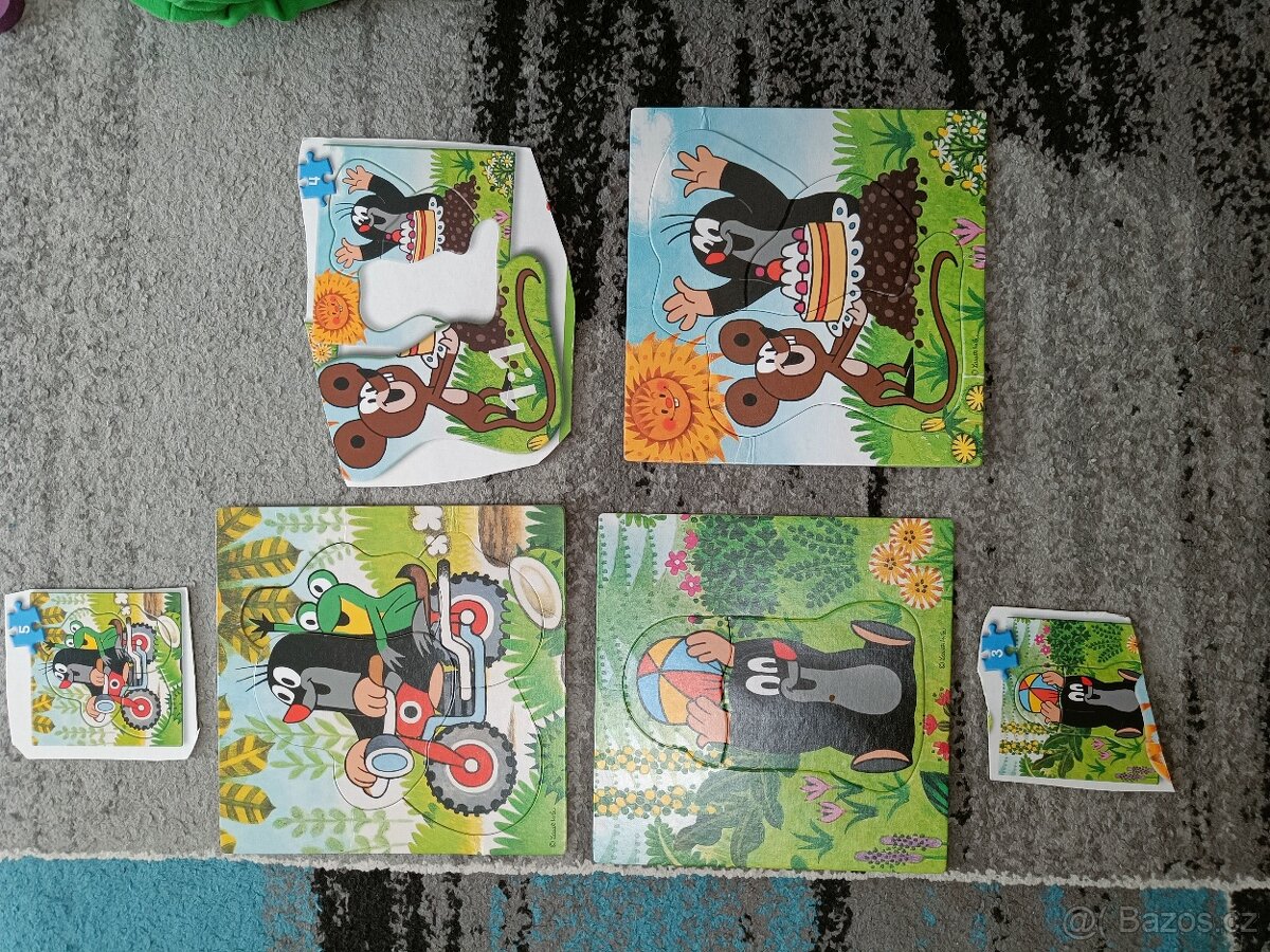 Dětské dřevěné puzzle pro nejmenší - 2