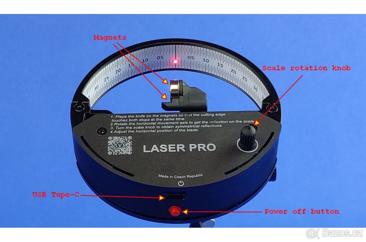 Goniometer - LASER PRO / broušení nožů - 2