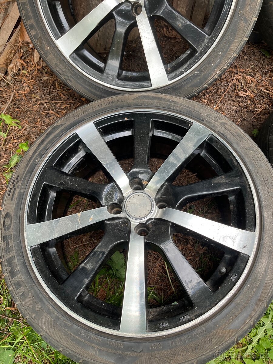 Alu kola 4x100 R17 - 205/45/17 - 2