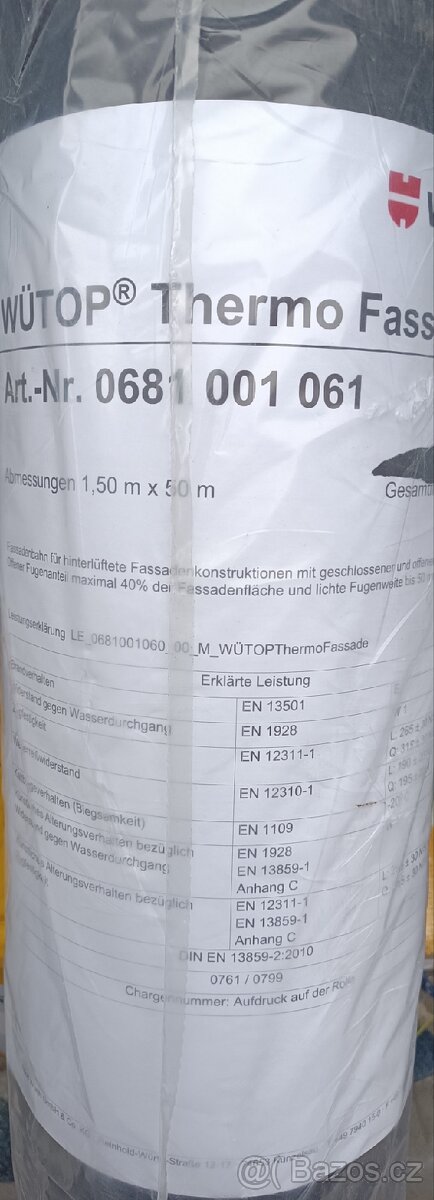 WÜTOP® Thermo Fassade stabilizovaná fasádní membrána - 2