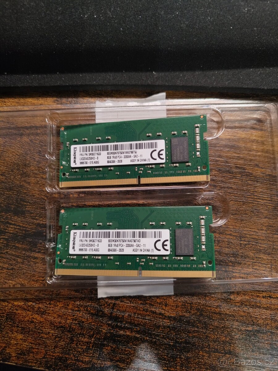 RAM Paměti pro Notebook (2x8GB DDR4 3200MHz SODIMM) - 2
