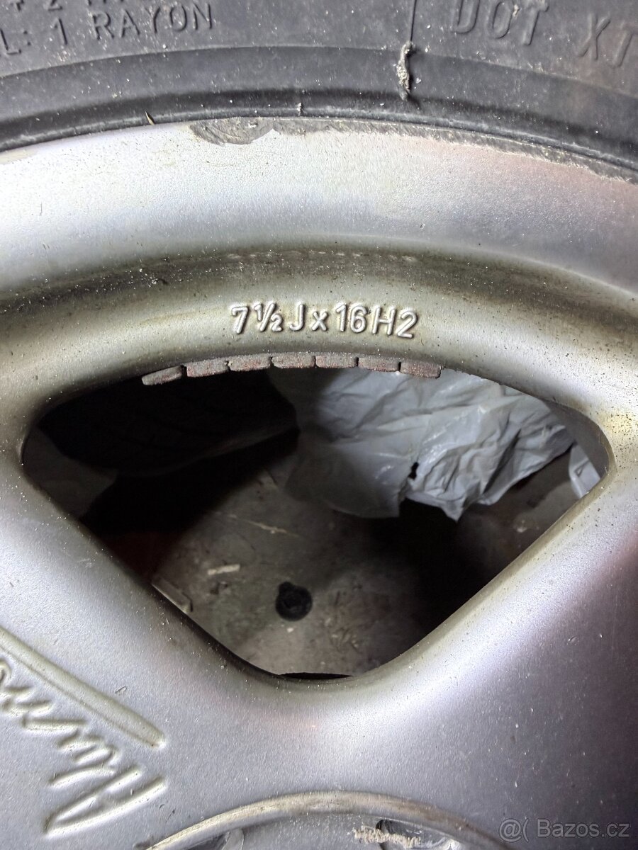 4 Ks alu kola 7.5Jx16H2 Azev - 2